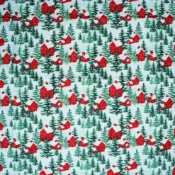 Deals 😉 Snowy House Scene Cotton Fabric by Loops & Threads® ⌛ -Loops and Threads Store 10699493 2