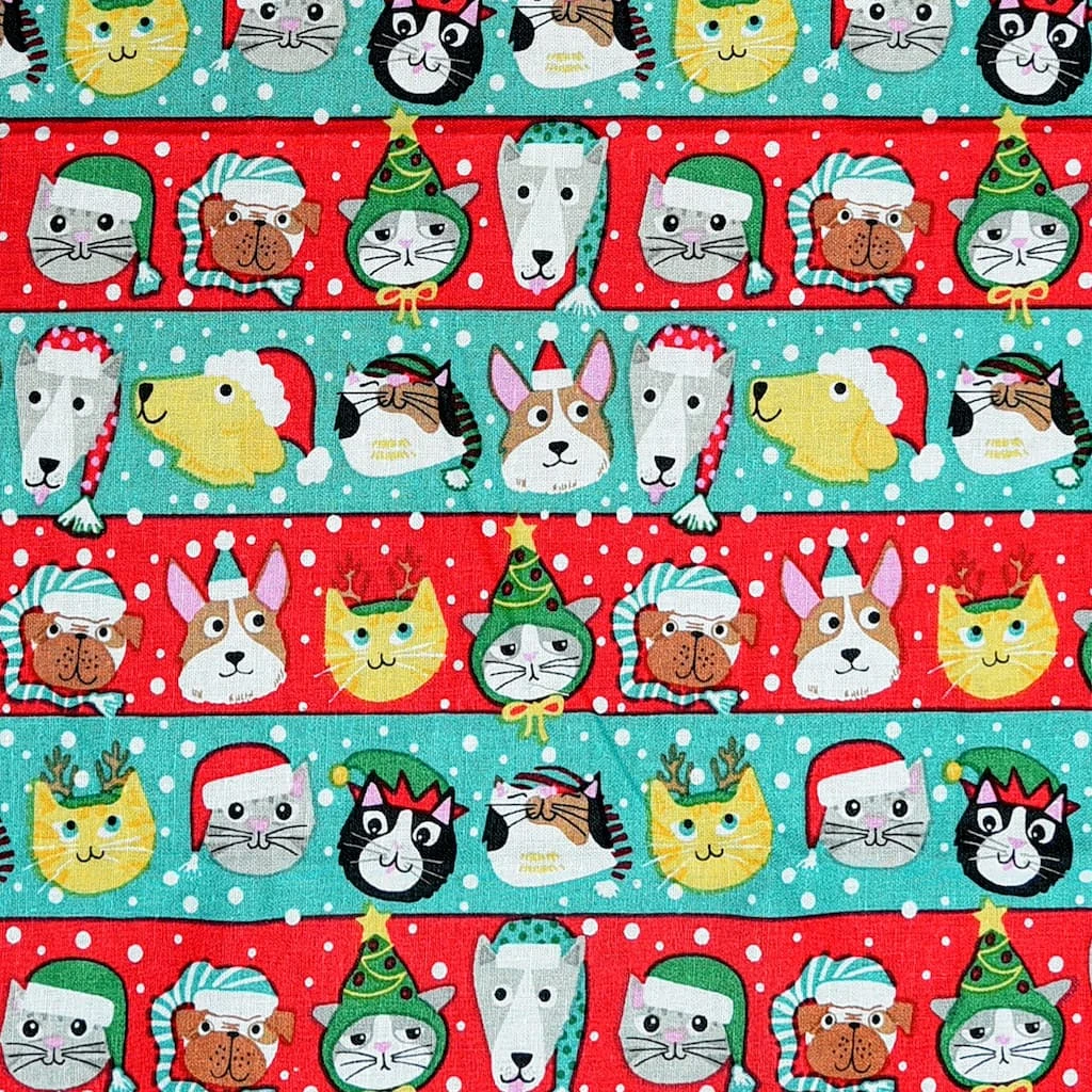 Budget π Christmas Pets Cotton Fabric by Loops & Threads® βοΈ 3 Budget π Christmas Pets Cotton Fabric by Loops & Threads® βοΈ