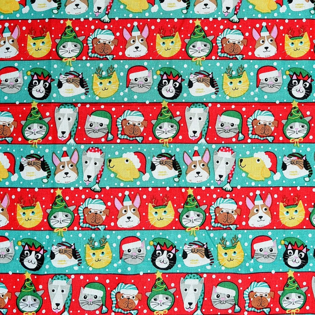 Budget π Christmas Pets Cotton Fabric by Loops & Threads® βοΈ 4 Budget π Christmas Pets Cotton Fabric by Loops & Threads® βοΈ - Image 2