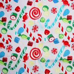 Discount β¨ Candy Cane Cotton Fabric by Loops & Threads® π