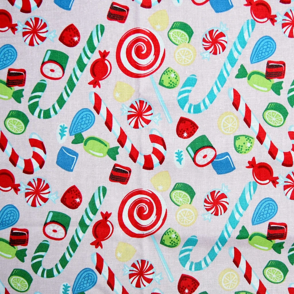 Discount β¨ Candy Cane Cotton Fabric by Loops & Threads® π 3 Discount β¨ Candy Cane Cotton Fabric by Loops & Threads® π