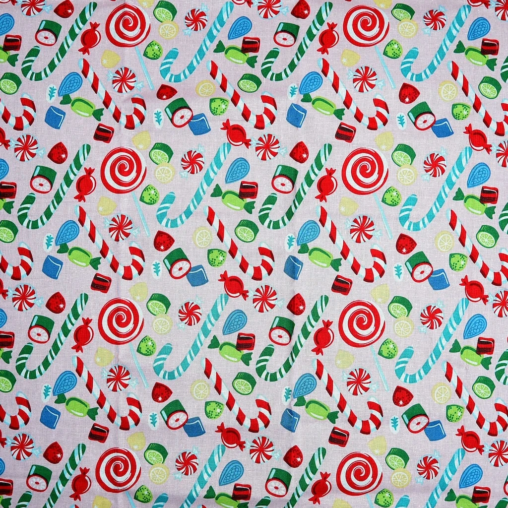 Discount β¨ Candy Cane Cotton Fabric by Loops & Threads® π 4 Discount β¨ Candy Cane Cotton Fabric by Loops & Threads® π - Image 2