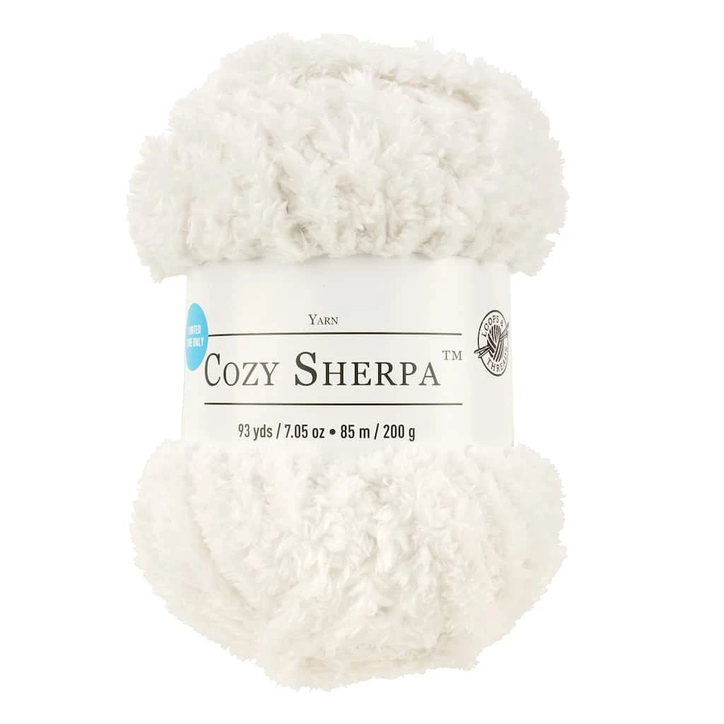 Outlet ✔️ Cozy Sherpa™ Yarn by Loops & Threads® ✨ 3 Outlet ✔️ Cozy Sherpa™ Yarn by Loops & Threads® ✨