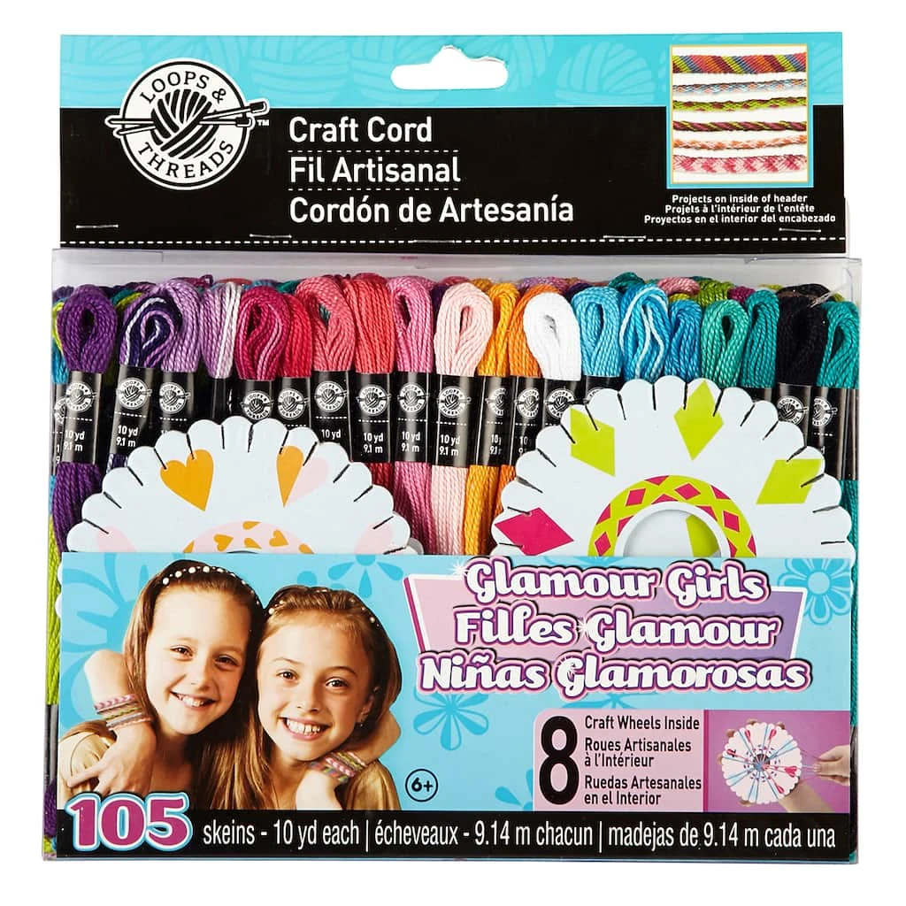 Flash Sale β¨ 12 Packs: 105 ct. (1260 total) Glamour π Girls Craft Cord by Loops and Threads™ by Loops & Threads β¨ 3 Flash Sale β¨ 12 Packs: 105 ct. (1260 total) Glamour π Girls Craft Cord by Loops and Threads™ by Loops & Threads β¨