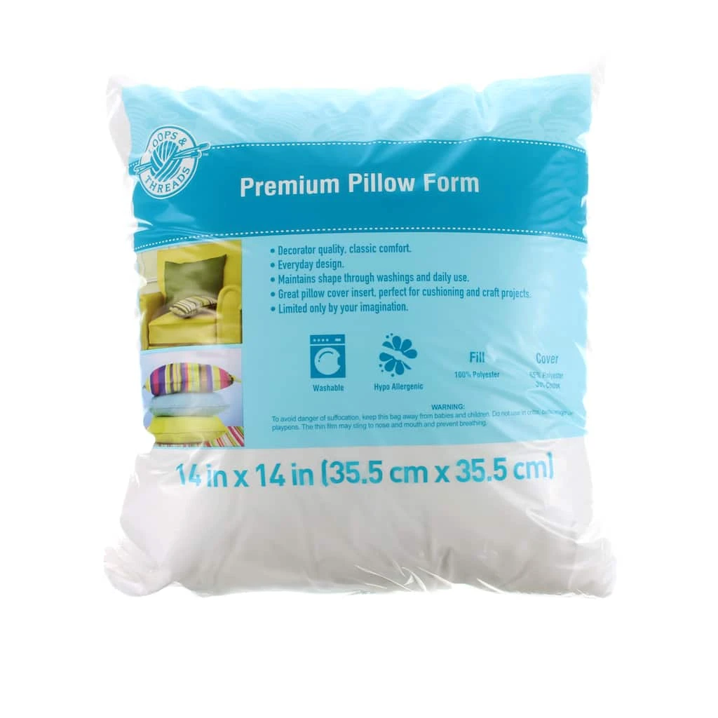 Hot Sale β 8 Pack: Premium Pillow Form by Loops & Threads™ π₯° 3 Hot Sale β 8 Pack: Premium Pillow Form by Loops & Threads™ π₯°