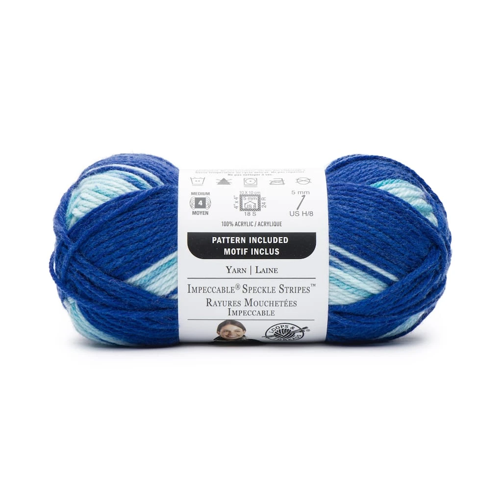 Best Sale ❤️ 18 Pack: Impeccable® Speckle Stripes™ Yarn by Loops & Threads® ✔️ 3 Best Sale ❤️ 18 Pack: Impeccable® Speckle Stripes™ Yarn by Loops & Threads® ✔️