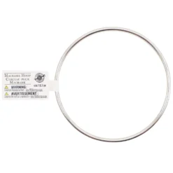 Best Sale βοΈ 36 Pack: Nickel-Plated Macramé Hoop by Loops & Threads® π