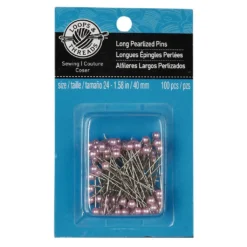 Brand new π― 12 Packs: 100 ct. (1,200 total) Long Pearlized Pins by Loops & Threads™ βοΈ