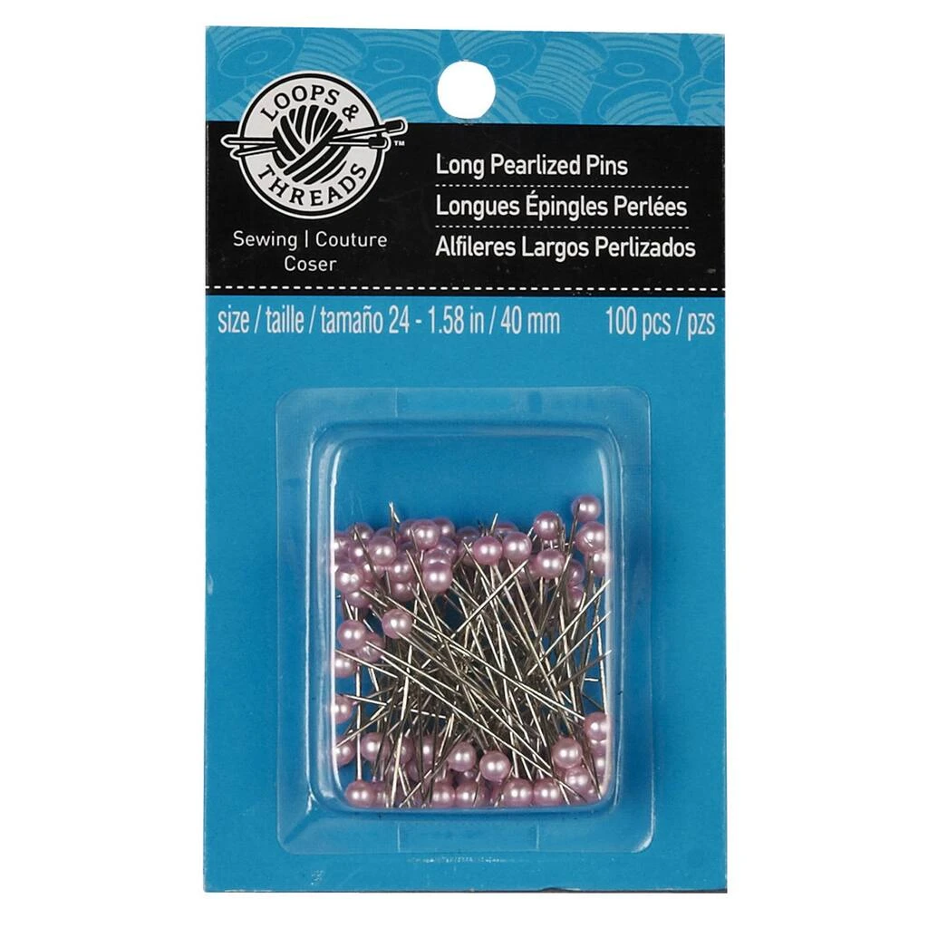 Brand new π― 12 Packs: 100 ct. (1,200 total) Long Pearlized Pins by Loops & Threads™ βοΈ 3 Brand new π― 12 Packs: 100 ct. (1,200 total) Long Pearlized Pins by Loops & Threads™ βοΈ