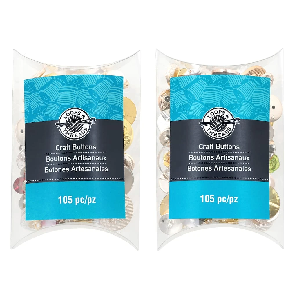 Top 10 π 12 Pack: Assorted Fancy Craft Button Value Pack by Loops & Threads™ π 3 Top 10 π 12 Pack: Assorted Fancy Craft Button Value Pack by Loops & Threads™ π