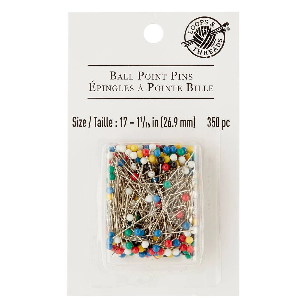 Best deal π 12 Packs: 350 ct. (4,200 total) Multicolor Ball Point Pins by Loops & Threads™ β€οΈ 3 Best deal π 12 Packs: 350 ct. (4,200 total) Multicolor Ball Point Pins by Loops & Threads™ β€οΈ