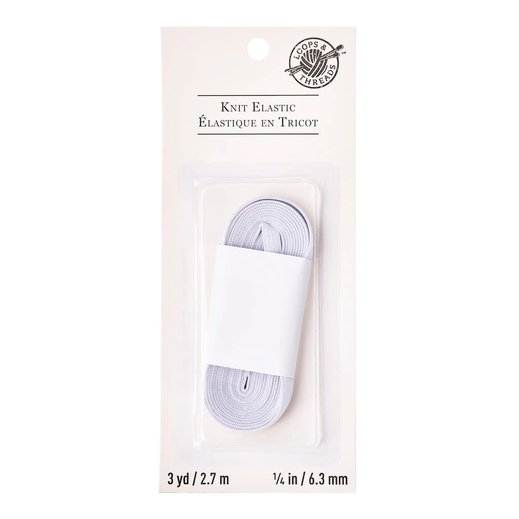 Best Pirce π 12 Pack: 1/4" White Knit Elastic by Loops & Threads™ β 3 Best Pirce π 12 Pack: 1/4" White Knit Elastic by Loops & Threads™ β