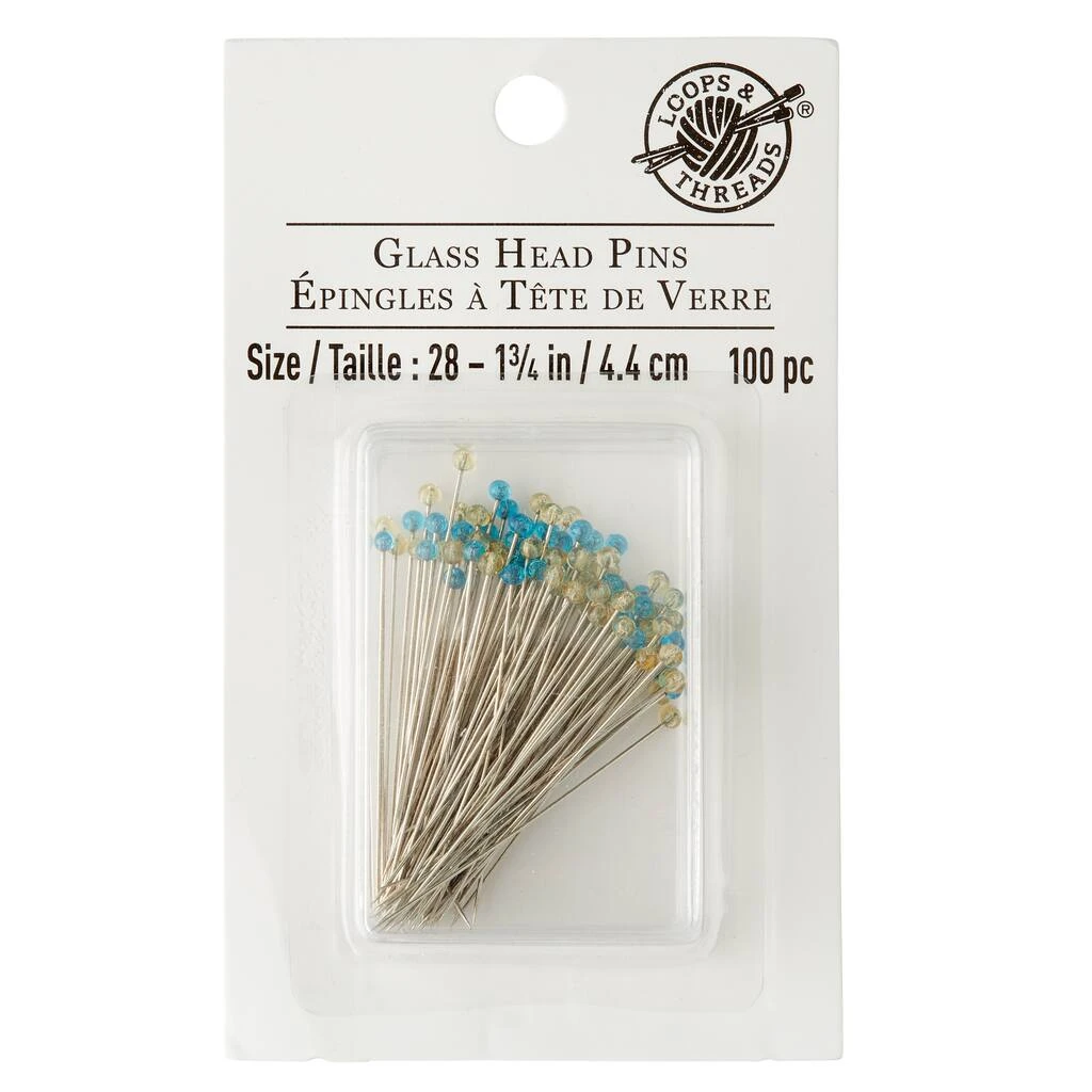 Outlet ✔️ 12 Packs: 100 ct. (1,200 total) Glass Head Pins by Loops & Threads™ ✨ 5 Outlet ✔️ 12 Packs: 100 ct. (1,200 total) Glass Head Pins by Loops & Threads™ ✨ - Image 3