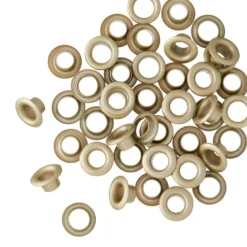 Outlet π 12 Packs: 25 ct. (600 total) 3/16" Antique Brass Eyelets by Loops & Threads™ π