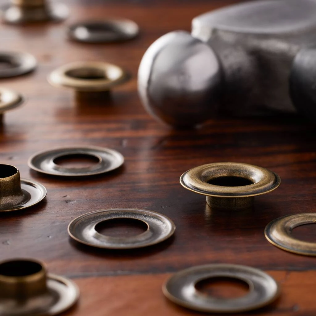 Best Pirce ⌛ 12 Packs: 8 ct. (96 total) 3/8" Antique Brass Eyelets by Loops & Threads™ ✔️ 4 Best Pirce ⌛ 12 Packs: 8 ct. (96 total) 3/8" Antique Brass Eyelets by Loops & Threads™ ✔️ - Image 2