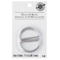 Outlet π 12 Packs: 4 ct. (48 total) 1.5" Metal D-Rings by Loops & Threads™ π 7 Outlet π 12 Packs: 4 ct. (48 total) 1.5" Metal D-Rings by Loops & Threads™ π -Loops and Threads Store MP354238 30