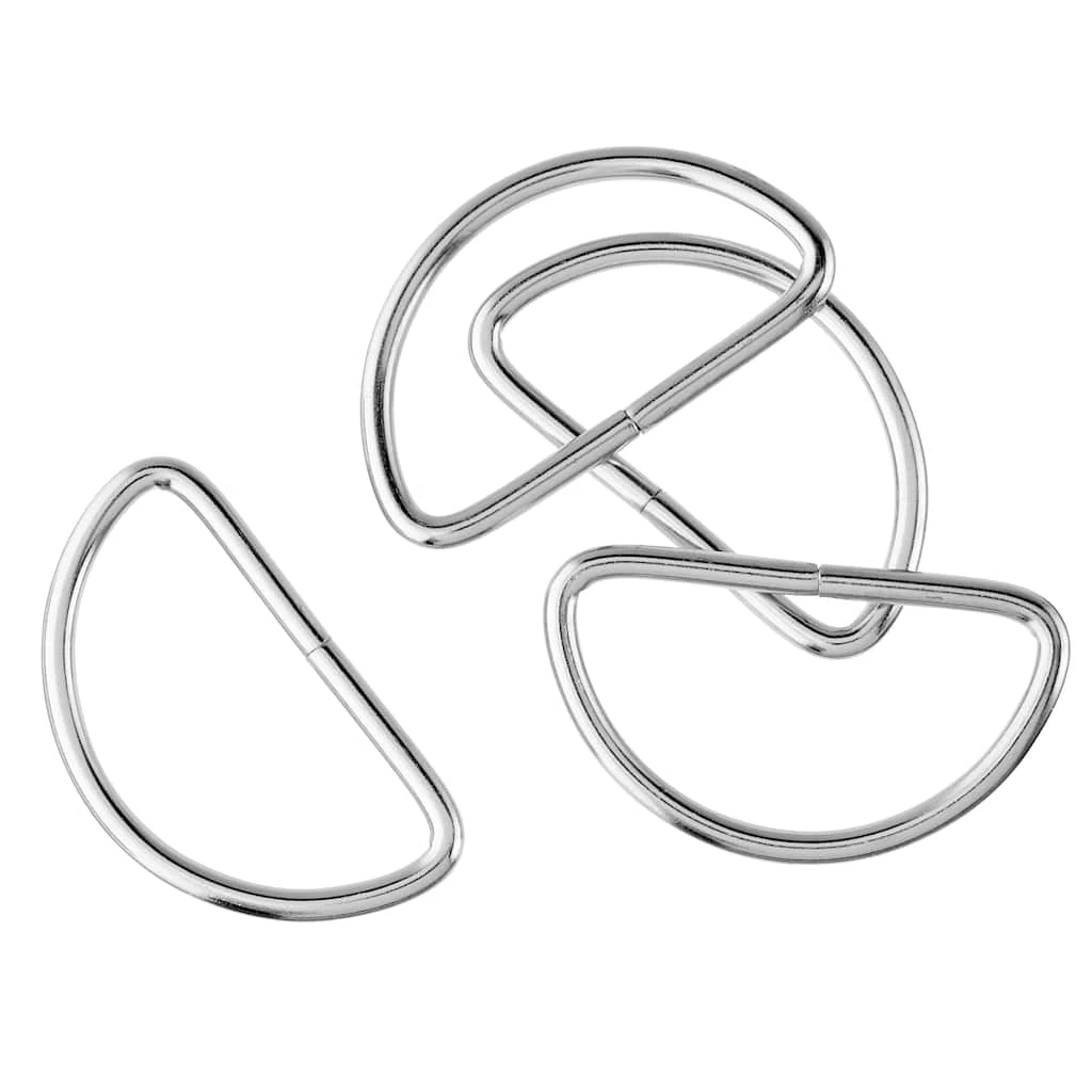 Outlet π 12 Packs: 4 ct. (48 total) 1.5" Metal D-Rings by Loops & Threads™ π 3 Outlet π 12 Packs: 4 ct. (48 total) 1.5" Metal D-Rings by Loops & Threads™ π