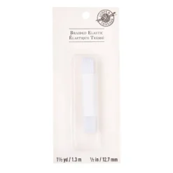 Flash Sale β¨ 12 Pack: 1/2" White Braided Elastic by Loops & Threads™ β