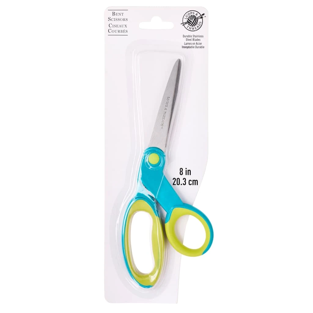 Coupon ✨ 12 Pack: 8" Bent Scissors by Loops & Threads™ ⭐ 3 Coupon ✨ 12 Pack: 8" Bent Scissors by Loops & Threads™ ⭐