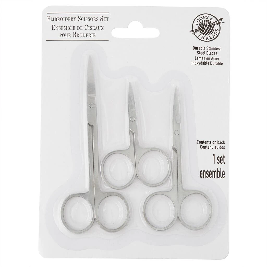 Discount π― 12 Packs: 3 ct. (36 total) Embroidery Scissor Set by Loops & Threads™ π 5 Discount π― 12 Packs: 3 ct. (36 total) Embroidery Scissor Set by Loops & Threads™ π - Image 3