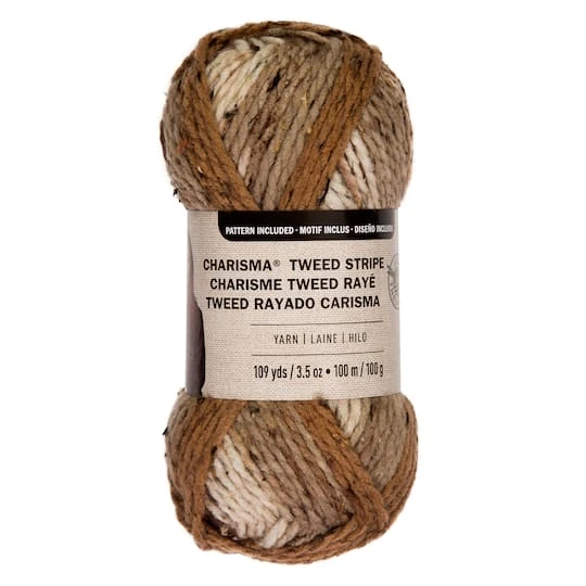 Brand new 𧨠15 Pack: Charisma™ Tweed Stripe Yarn by Loops & Threads® 𧨠6 Brand new 𧨠15 Pack: Charisma™ Tweed Stripe Yarn by Loops & Threads® 𧨠- Image 4